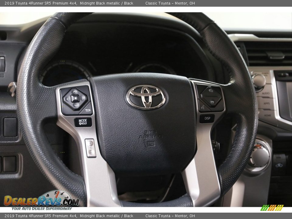 2019 Toyota 4Runner SR5 Premium 4x4 Midnight Black metallic / Black Photo #7