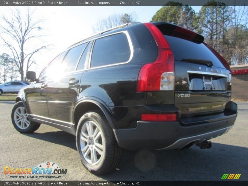 2011 Volvo XC90 3.2 AWD Black / Beige Photo #8