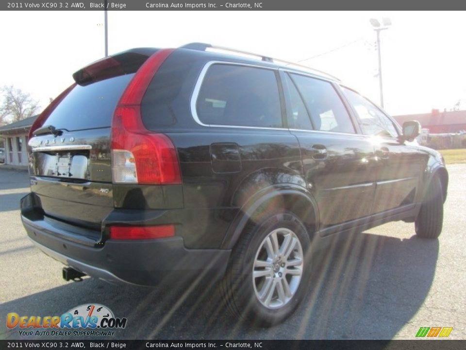 2011 Volvo XC90 3.2 AWD Black / Beige Photo #10