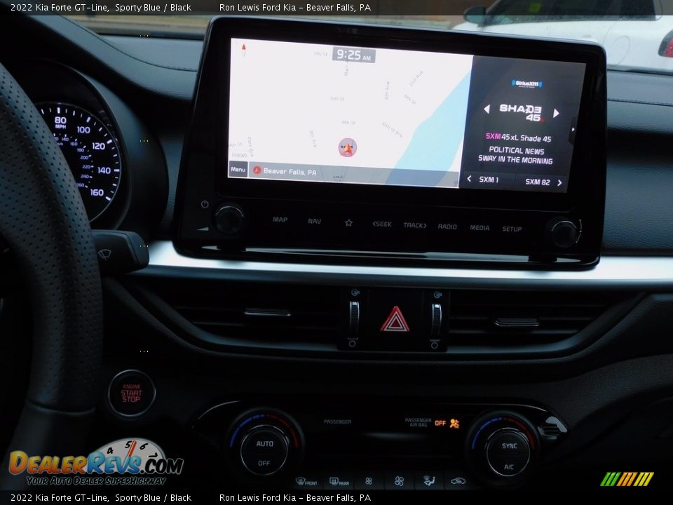 2022 Kia Forte GT-Line Sporty Blue / Black Photo #15