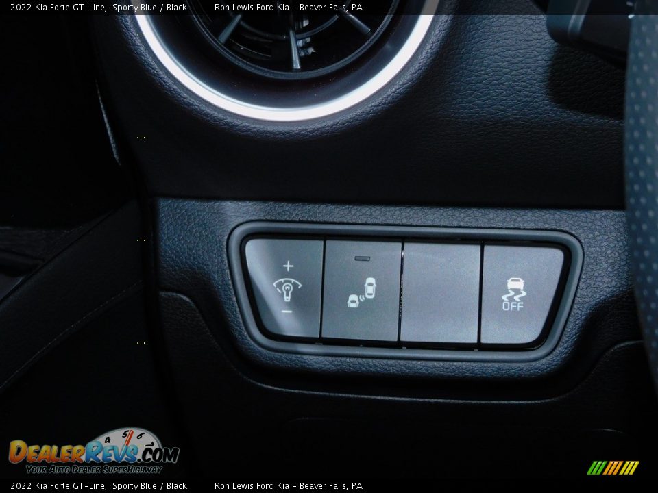 2022 Kia Forte GT-Line Sporty Blue / Black Photo #18