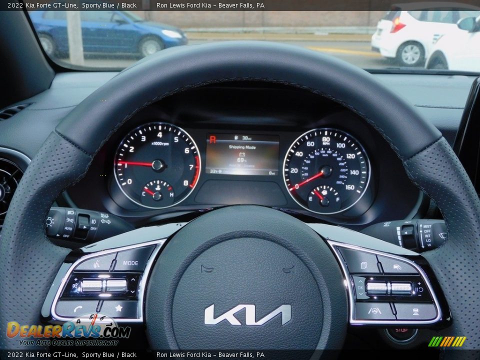 2022 Kia Forte GT-Line Sporty Blue / Black Photo #19