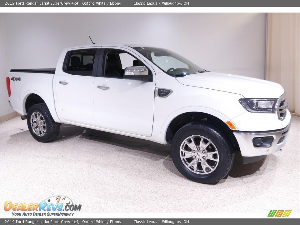 2019 Ford Ranger Lariat SuperCrew 4x4 Oxford White / Ebony Photo #1