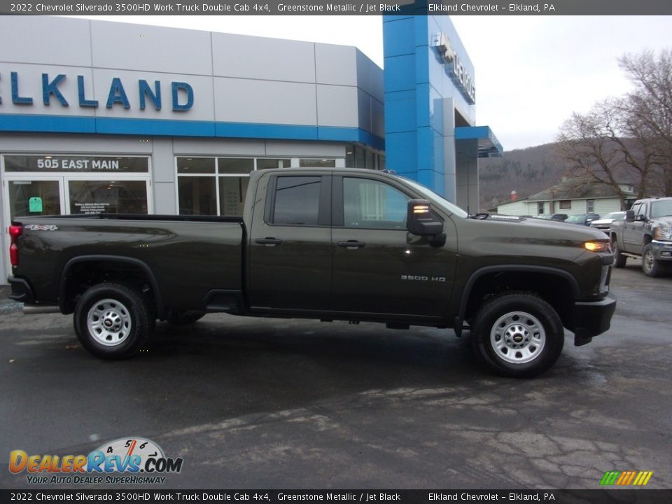 2022 Chevrolet Silverado 3500HD Work Truck Double Cab 4x4 Greenstone Metallic / Jet Black Photo #1