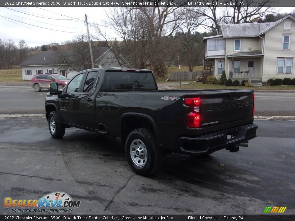 2022 Chevrolet Silverado 3500HD Work Truck Double Cab 4x4 Greenstone Metallic / Jet Black Photo #5