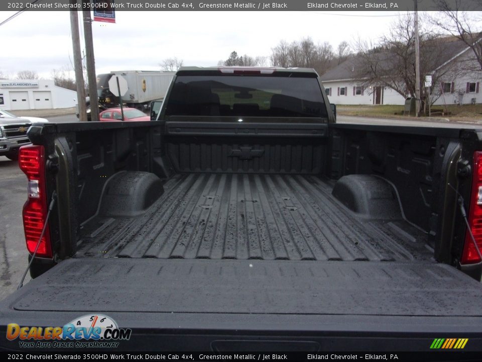 2022 Chevrolet Silverado 3500HD Work Truck Double Cab 4x4 Greenstone Metallic / Jet Black Photo #9