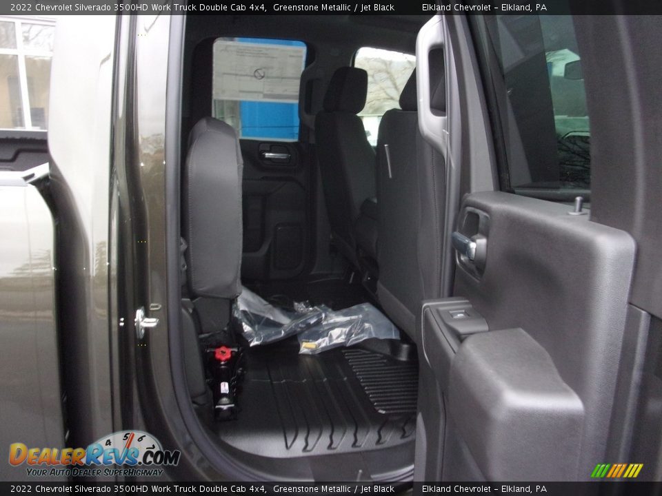 2022 Chevrolet Silverado 3500HD Work Truck Double Cab 4x4 Greenstone Metallic / Jet Black Photo #20