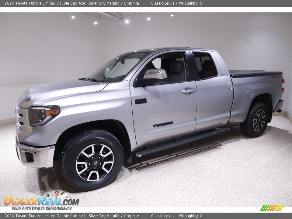 2020 Toyota Tundra Limited Double Cab 4x4 Silver Sky Metallic / Graphite Photo #3