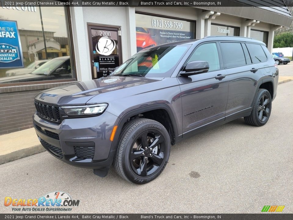 2021 Jeep Grand Cherokee L Laredo 4x4 Baltic Gray Metallic / Black Photo #2