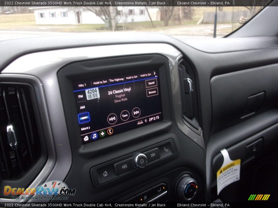 2022 Chevrolet Silverado 3500HD Work Truck Double Cab 4x4 Greenstone Metallic / Jet Black Photo #27