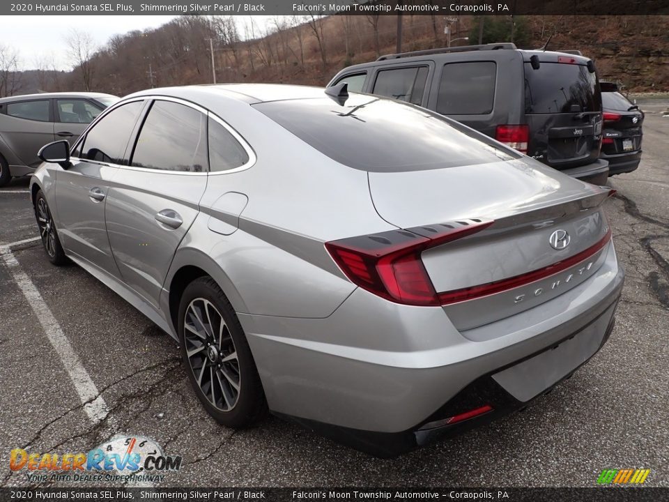 2020 Hyundai Sonata SEL Plus Shimmering Silver Pearl / Black Photo #2