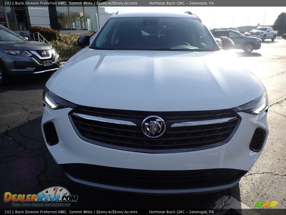 2021 Buick Envision Preferred AWD Summit White / Ebony w/Ebony Accents Photo #3