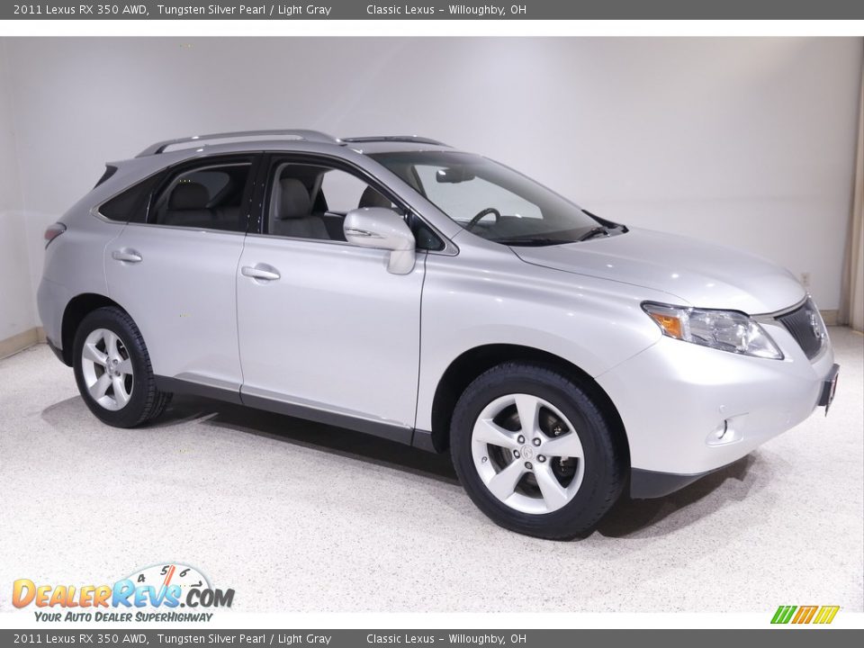 2011 Lexus RX 350 AWD Tungsten Silver Pearl / Light Gray Photo #1