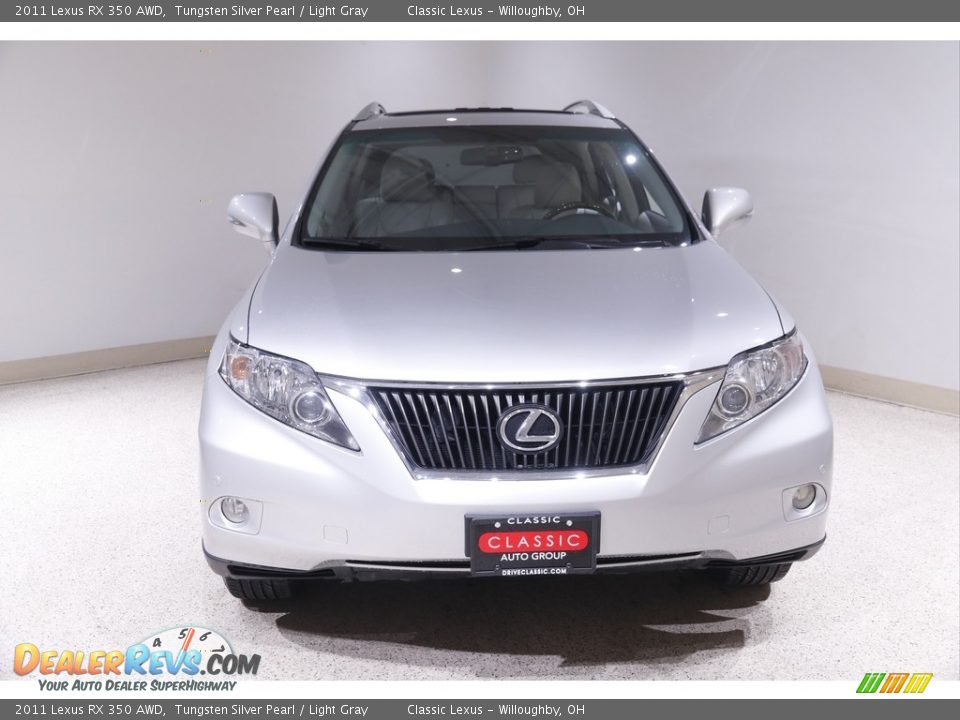 2011 Lexus RX 350 AWD Tungsten Silver Pearl / Light Gray Photo #2