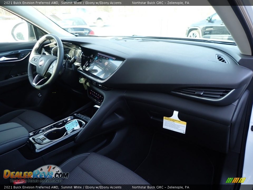 2021 Buick Envision Preferred AWD Summit White / Ebony w/Ebony Accents Photo #6
