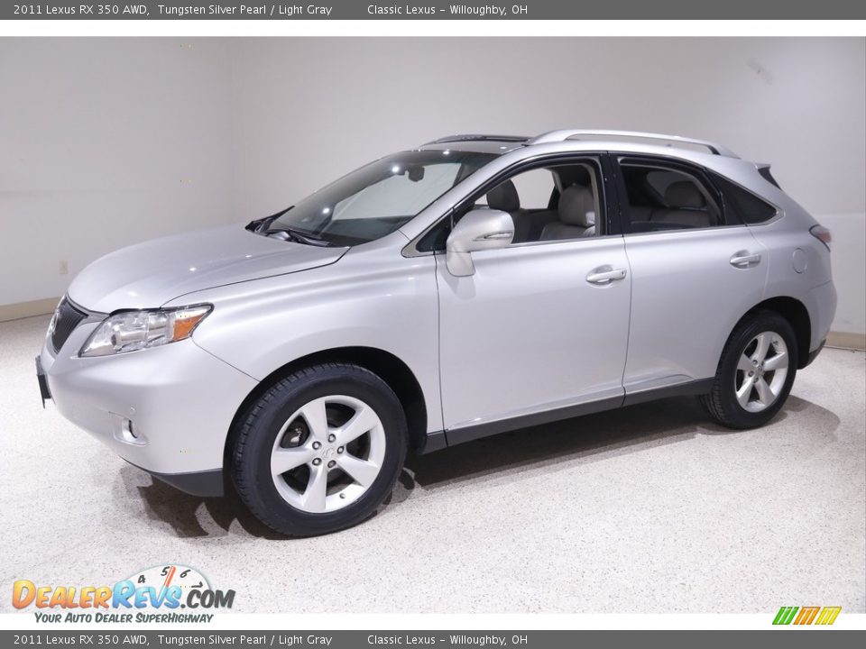 2011 Lexus RX 350 AWD Tungsten Silver Pearl / Light Gray Photo #3