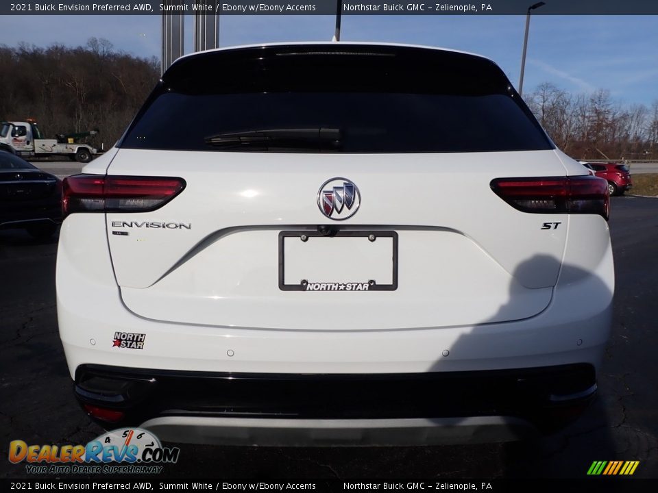 2021 Buick Envision Preferred AWD Summit White / Ebony w/Ebony Accents Photo #10