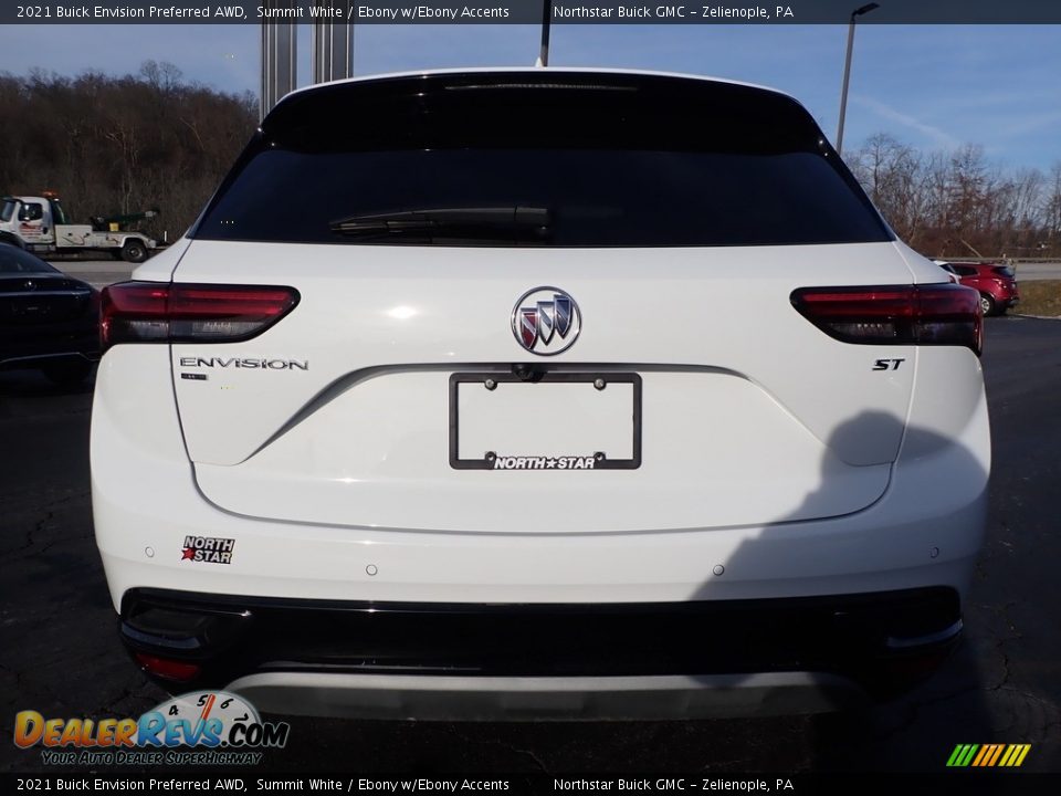 2021 Buick Envision Preferred AWD Summit White / Ebony w/Ebony Accents Photo #10