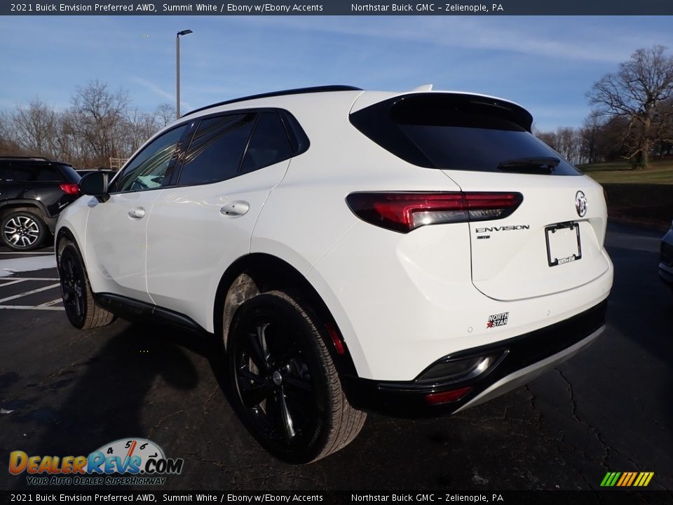 2021 Buick Envision Preferred AWD Summit White / Ebony w/Ebony Accents Photo #13