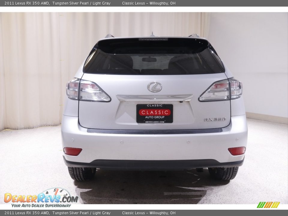 2011 Lexus RX 350 AWD Tungsten Silver Pearl / Light Gray Photo #21