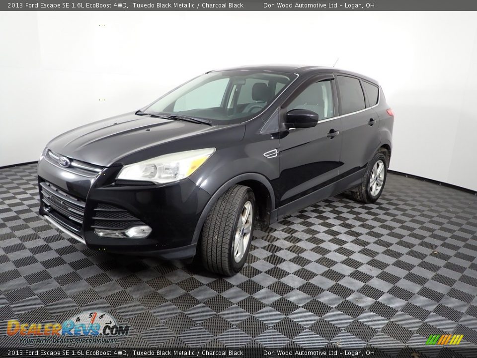 2013 Ford Escape SE 1.6L EcoBoost 4WD Tuxedo Black Metallic / Charcoal Black Photo #6