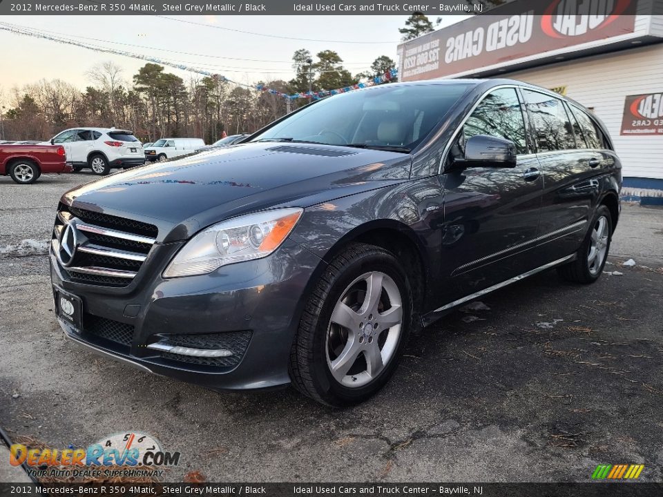 2012 Mercedes-Benz R 350 4Matic Steel Grey Metallic / Black Photo #1