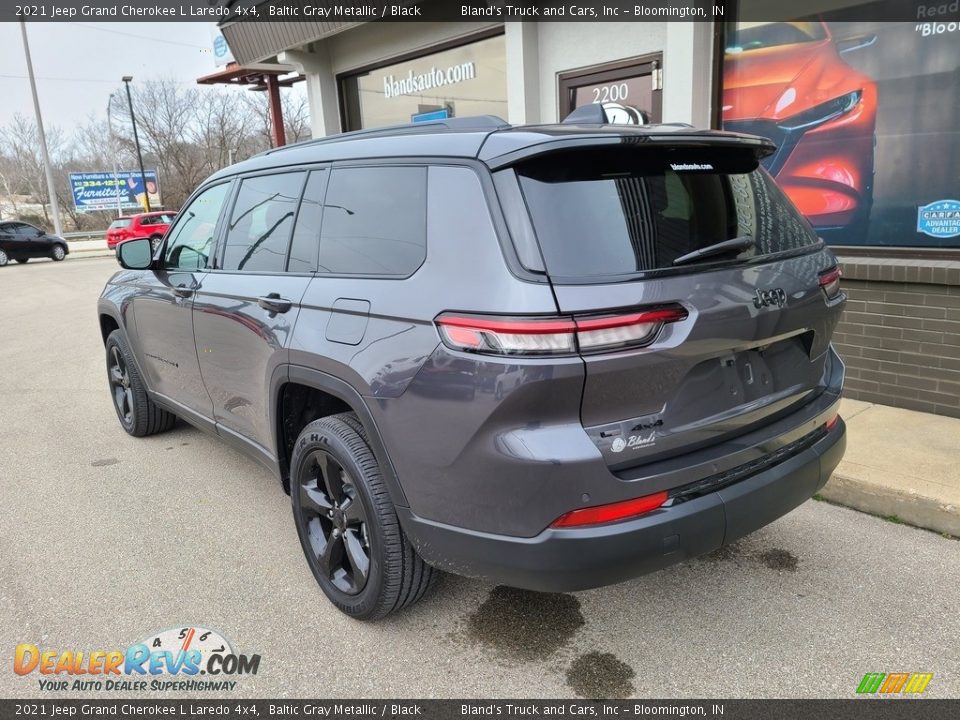 2021 Jeep Grand Cherokee L Laredo 4x4 Baltic Gray Metallic / Black Photo #35