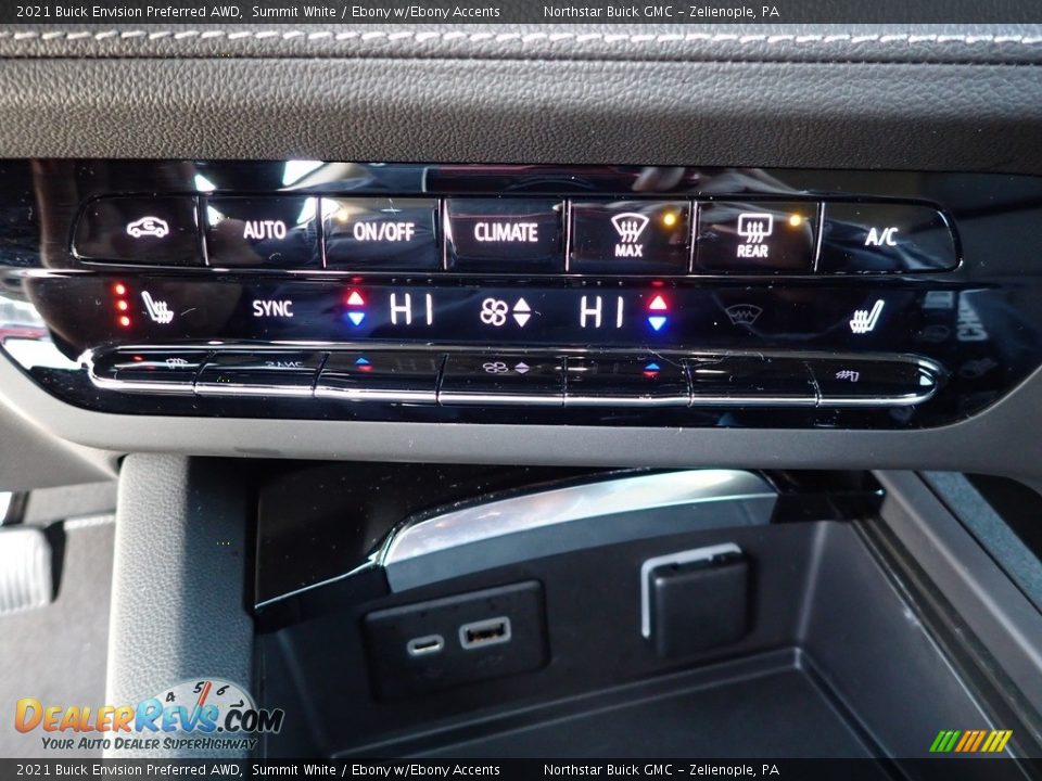 2021 Buick Envision Preferred AWD Summit White / Ebony w/Ebony Accents Photo #25