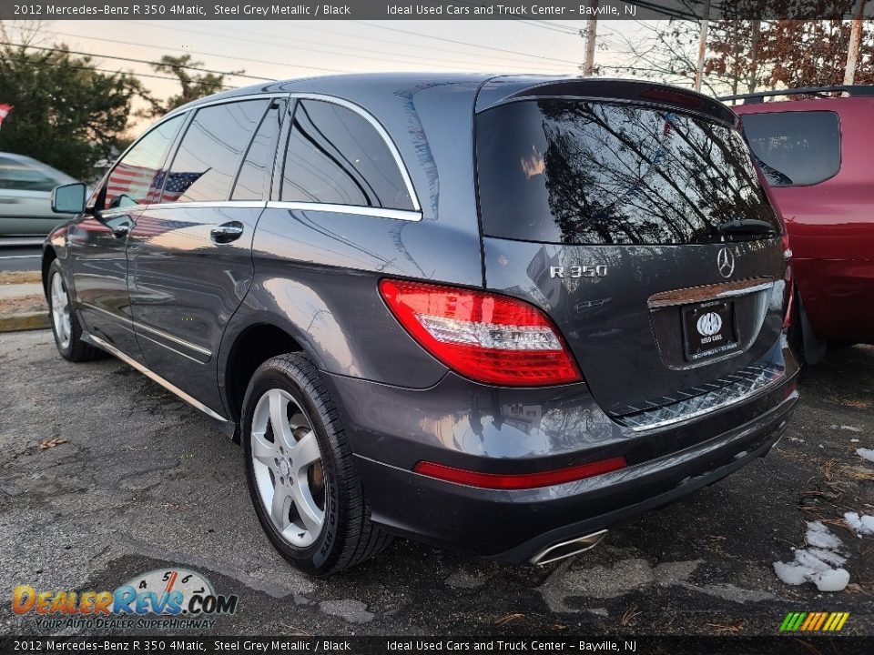 2012 Mercedes-Benz R 350 4Matic Steel Grey Metallic / Black Photo #2