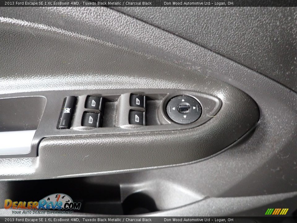 2013 Ford Escape SE 1.6L EcoBoost 4WD Tuxedo Black Metallic / Charcoal Black Photo #13
