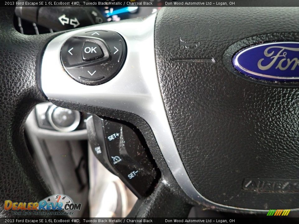 2013 Ford Escape SE 1.6L EcoBoost 4WD Tuxedo Black Metallic / Charcoal Black Photo #17