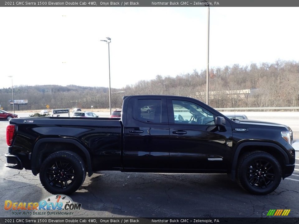 2021 GMC Sierra 1500 Elevation Double Cab 4WD Onyx Black / Jet Black Photo #4