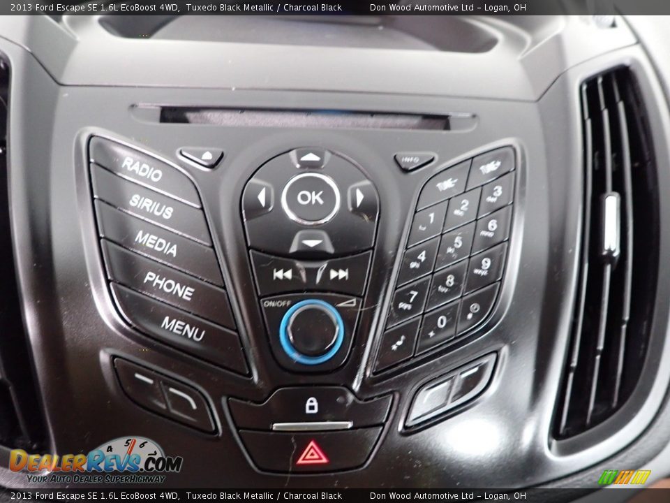 2013 Ford Escape SE 1.6L EcoBoost 4WD Tuxedo Black Metallic / Charcoal Black Photo #21