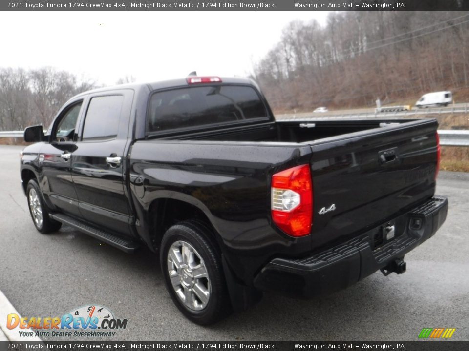 2021 Toyota Tundra 1794 CrewMax 4x4 Midnight Black Metallic / 1794 Edition Brown/Black Photo #16