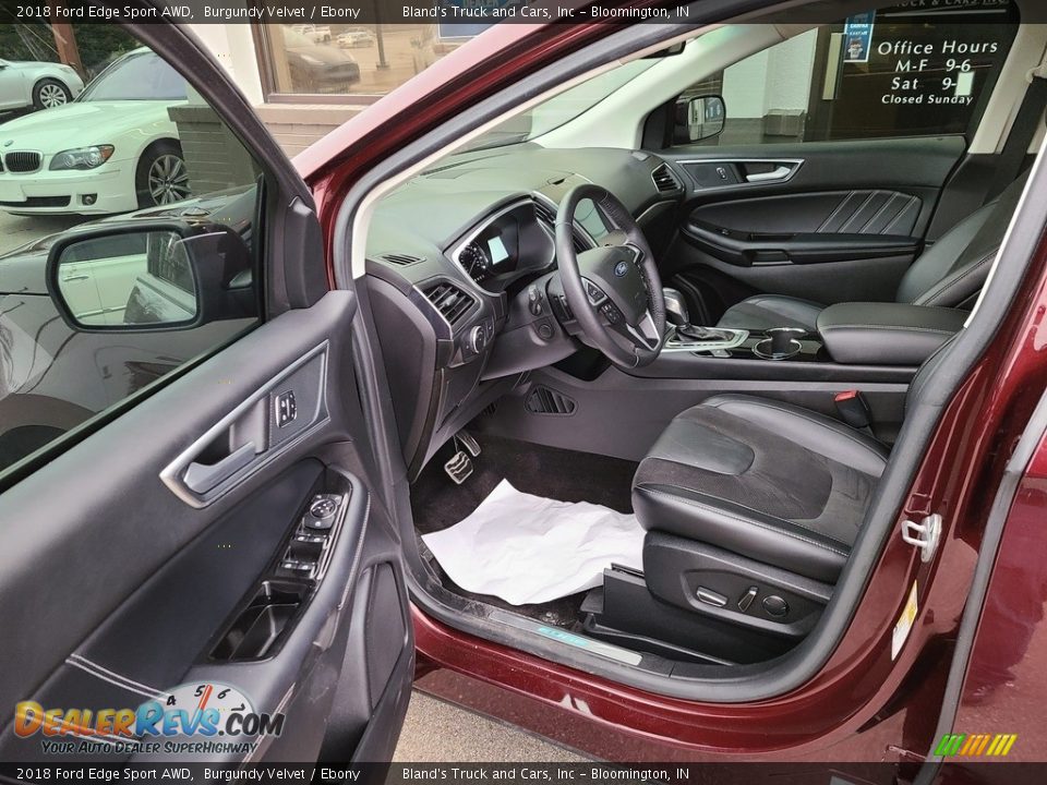 2018 Ford Edge Sport AWD Burgundy Velvet / Ebony Photo #2