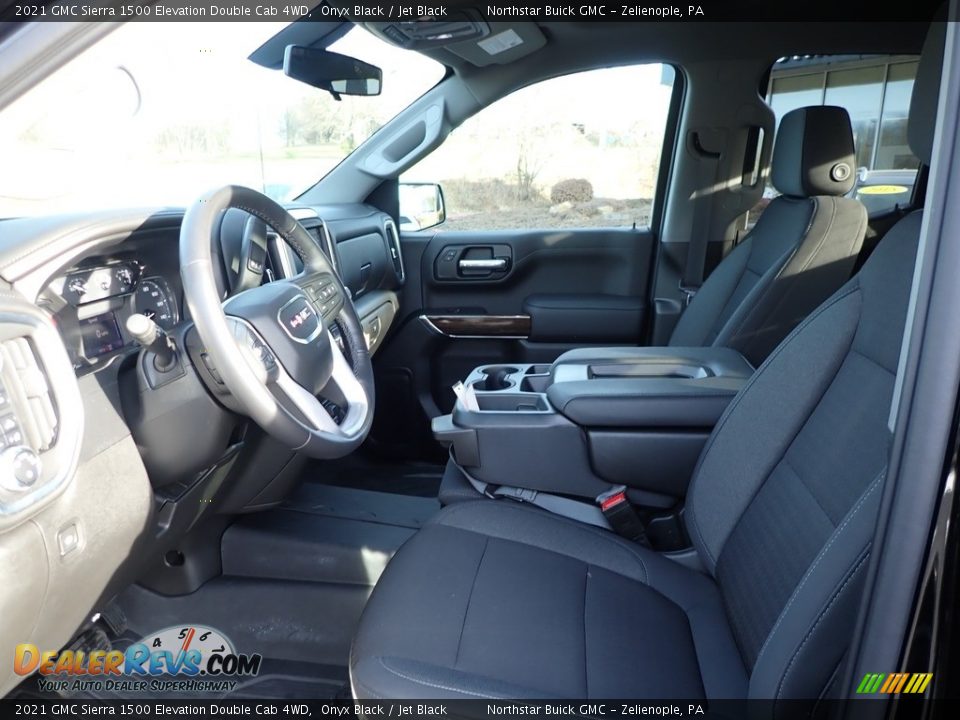 2021 GMC Sierra 1500 Elevation Double Cab 4WD Onyx Black / Jet Black Photo #15