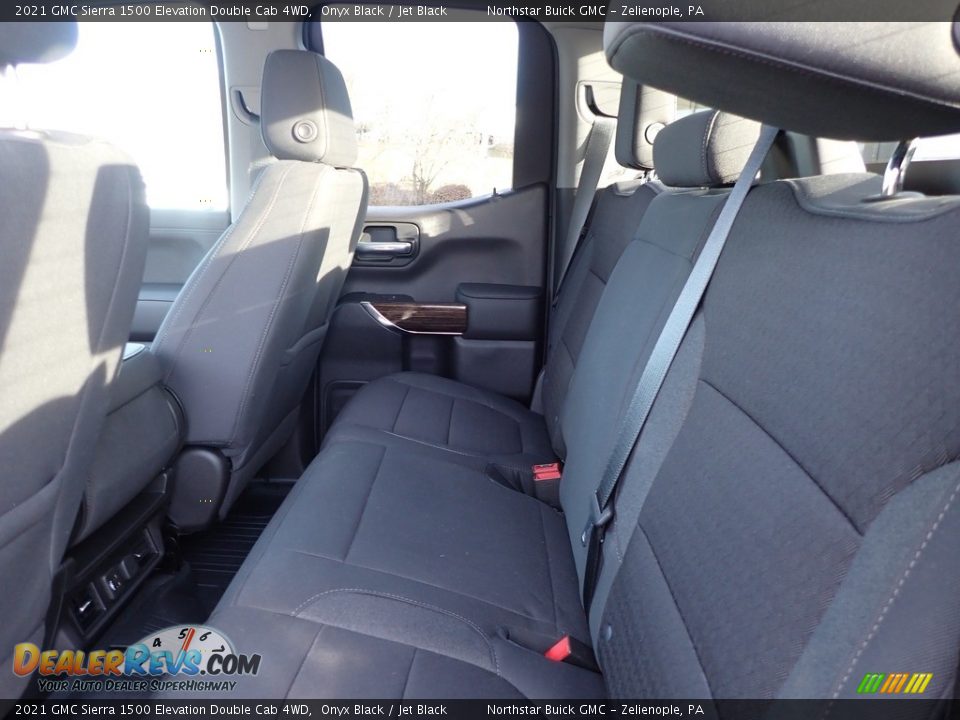 2021 GMC Sierra 1500 Elevation Double Cab 4WD Onyx Black / Jet Black Photo #16