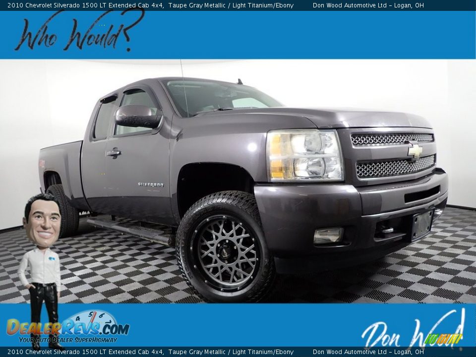 2010 Chevrolet Silverado 1500 LT Extended Cab 4x4 Taupe Gray Metallic / Light Titanium/Ebony Photo #1