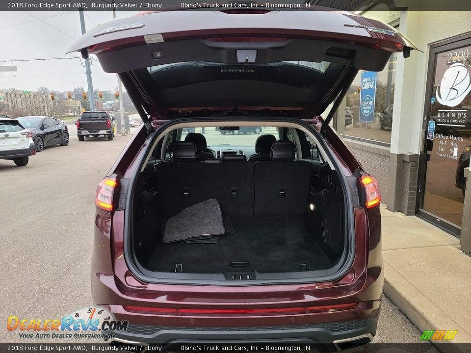 2018 Ford Edge Sport AWD Burgundy Velvet / Ebony Photo #8