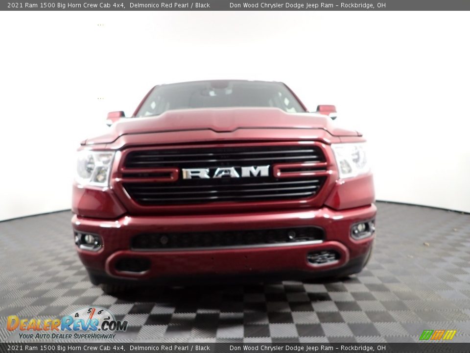 2021 Ram 1500 Big Horn Crew Cab 4x4 Delmonico Red Pearl / Black Photo #7