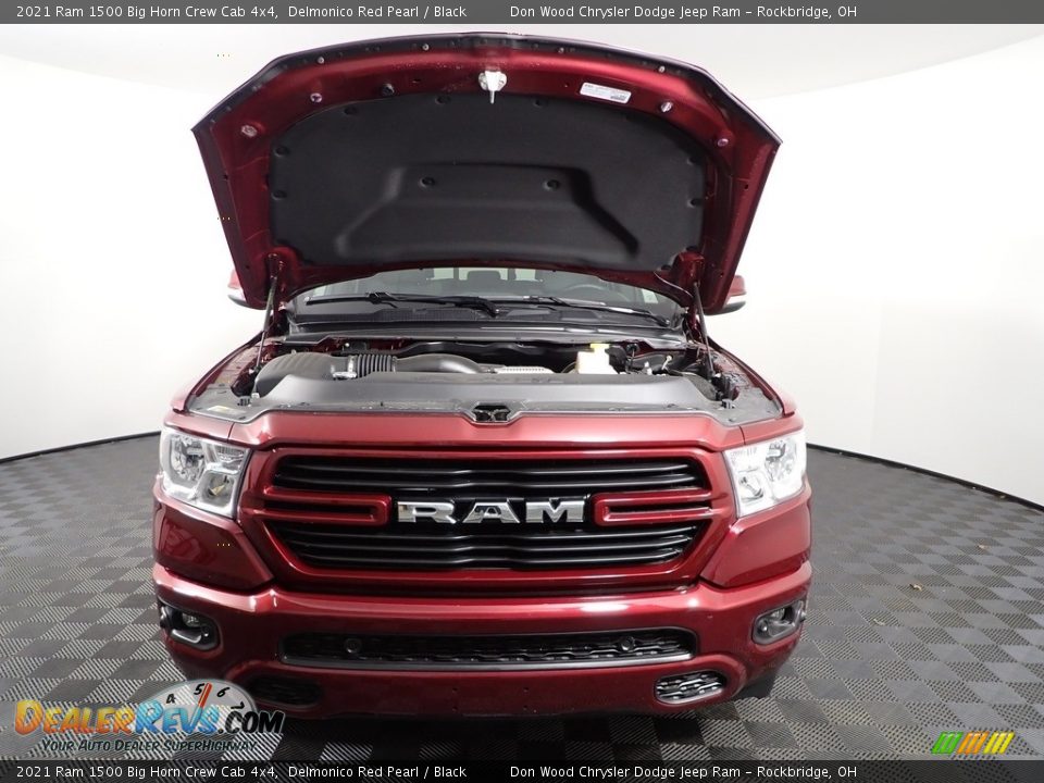 2021 Ram 1500 Big Horn Crew Cab 4x4 Delmonico Red Pearl / Black Photo #9