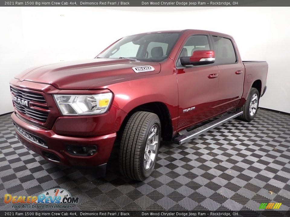 2021 Ram 1500 Big Horn Crew Cab 4x4 Delmonico Red Pearl / Black Photo #11