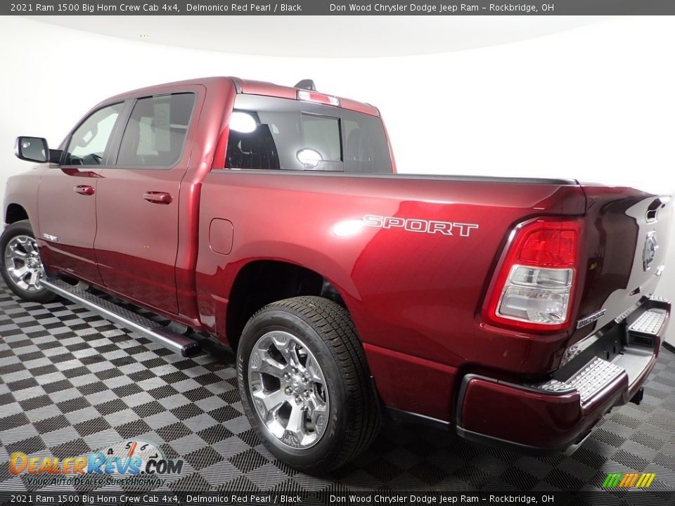 2021 Ram 1500 Big Horn Crew Cab 4x4 Delmonico Red Pearl / Black Photo #13