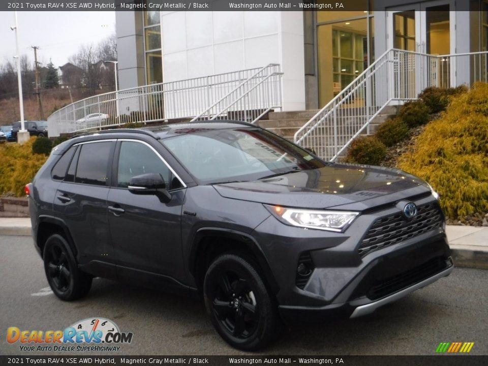 2021 Toyota RAV4 XSE AWD Hybrid Magnetic Gray Metallic / Black Photo #1