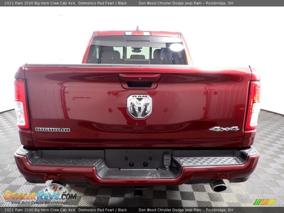 2021 Ram 1500 Big Horn Crew Cab 4x4 Delmonico Red Pearl / Black Photo #14