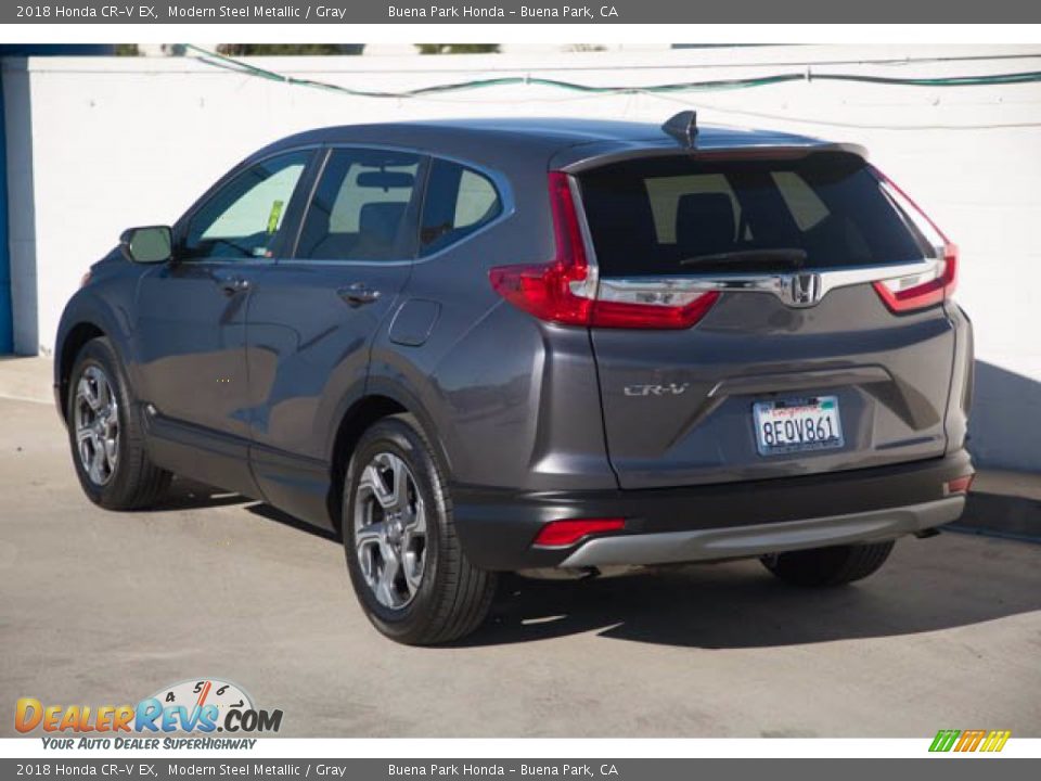 2018 Honda CR-V EX Modern Steel Metallic / Gray Photo #2