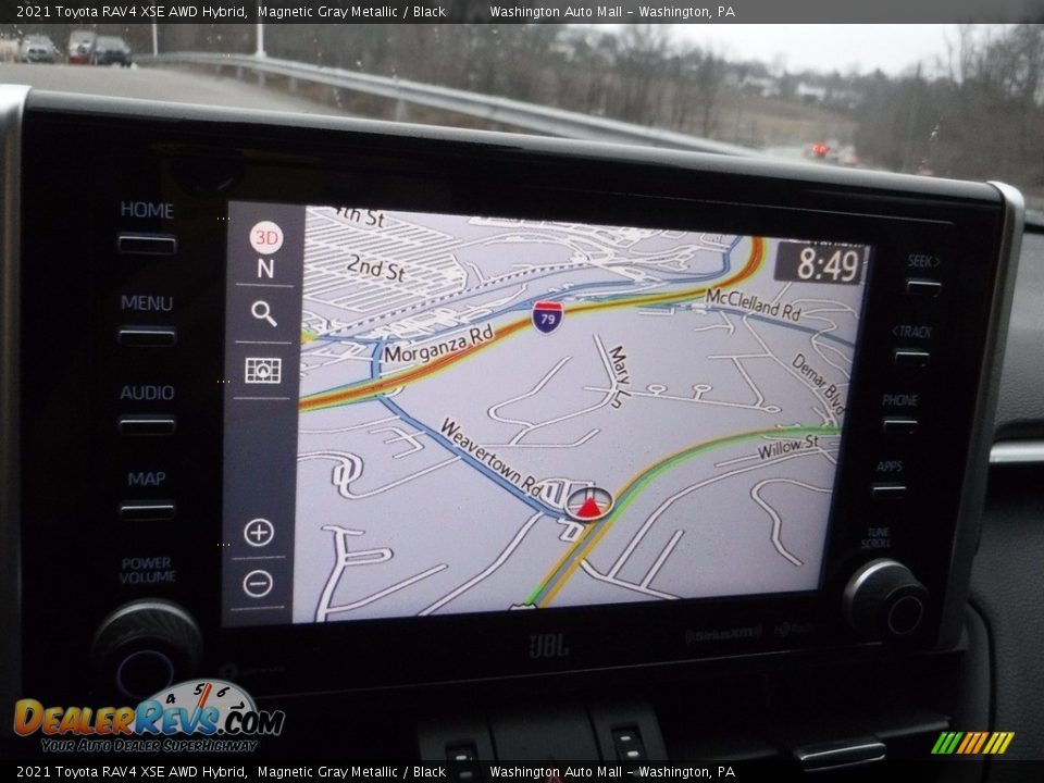 2021 Toyota RAV4 XSE AWD Hybrid Magnetic Gray Metallic / Black Photo #5