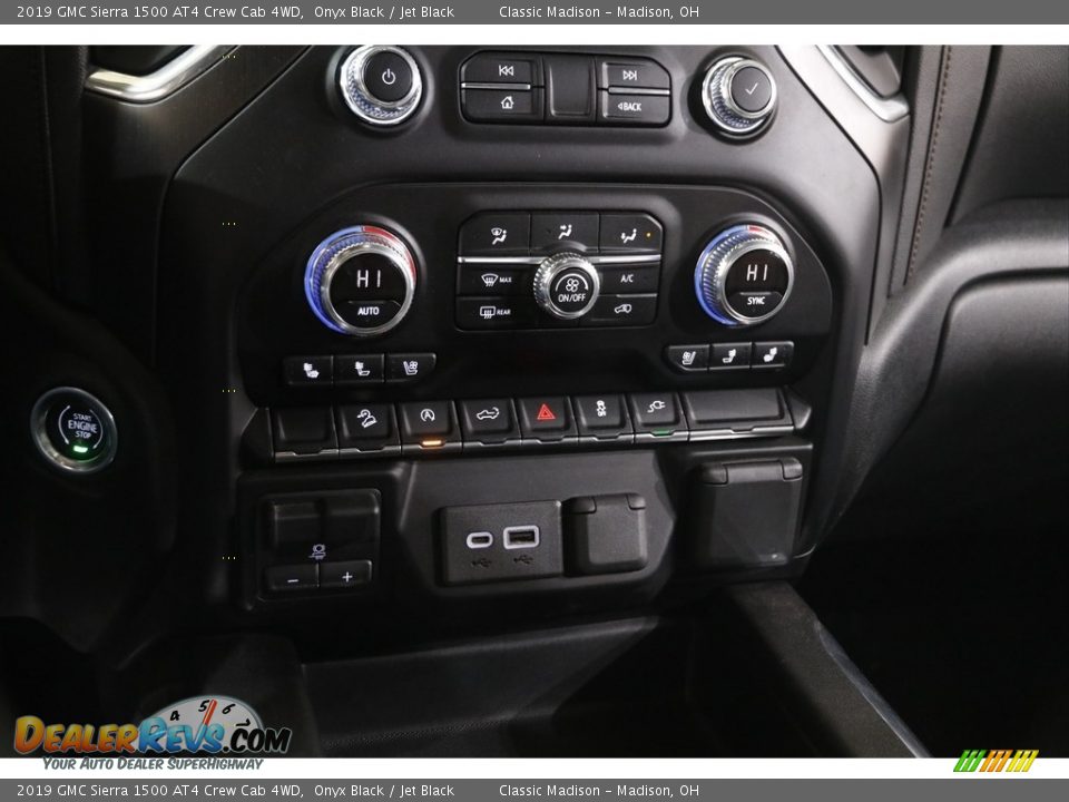 2019 GMC Sierra 1500 AT4 Crew Cab 4WD Onyx Black / Jet Black Photo #14