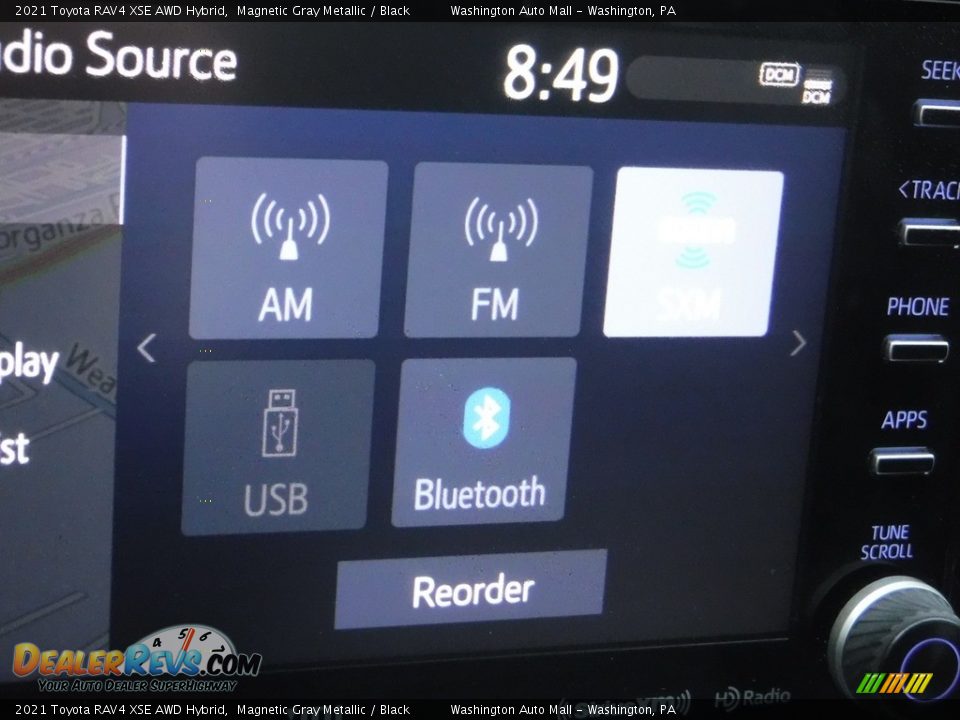 2021 Toyota RAV4 XSE AWD Hybrid Magnetic Gray Metallic / Black Photo #8