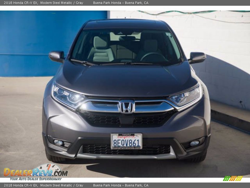 2018 Honda CR-V EX Modern Steel Metallic / Gray Photo #7